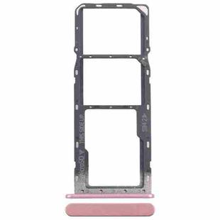 For Nokia C32 Original SIM Card Tray + SIM Card Tray + Micro SD Card Tray (Pink)