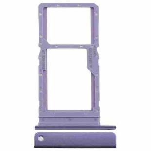 For Nokia G42 Original SIM Card Tray + SIM Card Tray / Micro SD Card Tray (Purple)