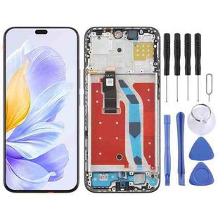 For Honor X60i Original LCD Screen Digitizer Full Assembly with Frame (Black)