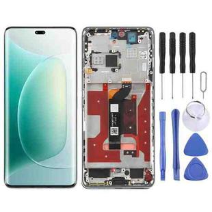 For Honor 300 Pro Original LCD Screen Digitizer Full Assembly with Frame (Green)