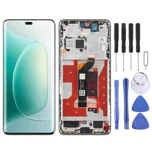 For Honor 300 Pro Original LCD Screen Digitizer Full Assembly with Frame (Silver)