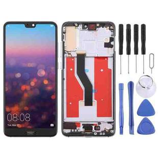 For Huawei P20 Pro TFT LCD Screen Digitizer Full Assembly with Frame, Not Supporting Fingerprint Identification (Purple)