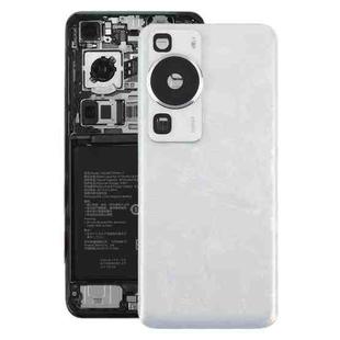 For Huawei P60 Battery Back Cover with Camera Lens Cover(White)