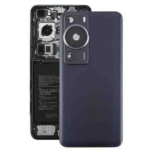 For Huawei P60 Pro Battery Back Cover with Camera Lens Cover(Black)