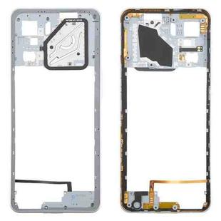 For ZTE nubia Neo 3 Plastic Middle Frame Bezel Plate (Silver)