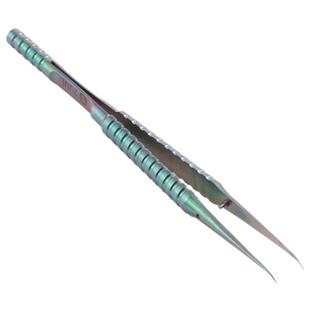 2UUL Ti02  Titanium Alloy Curved Tweezers