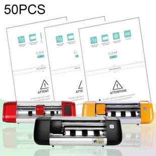 50 PCS F0005 HD TPU (Domestic) Soft Film Supplies for Protector Cutter
