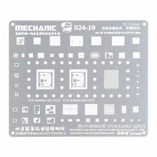 MECHANIC S24-10 0.12mm BGA Reballing Stencil Template for iPhone 12 Pro/12/12 Mini/12 Pro Max