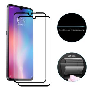 2 PCS ENKAY Hat-Prince 0.1mm Full Screen Cover Flexible Glass Tempered Protective Film for Xiaomi MI 9 SE