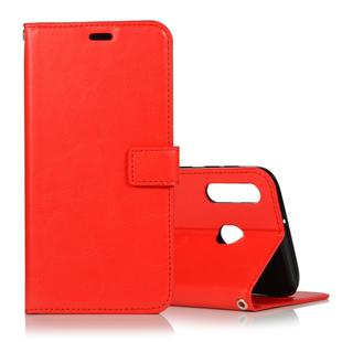 Crazy Horse Texture Horizontal Flip Leather Case with Holder & Card Slots & Wallet & Photo Frame for Galaxy  M30(Red)