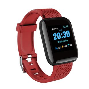 D13 1.3 inch OLED Color Screen Smart Bracelet IP67 Waterproof, Support Call Reminder/ Heart Rate Monitoring /Blood Pressure Monitoring/ Sleep Monitoring/Excessive Sitting Reminder/Blood Oxygen Monitoring(Red)