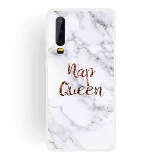 Queen Frosted Matte Semi-transparent TPU Marble Phone Case for Huawei P30