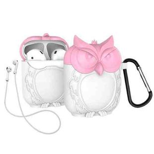 For AirPods 1 / 2 Owl Appearance Earphone Protective Case with Hook