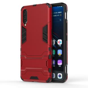 Shockproof PC + TPU Case for Vivo iQOO, with Holder(Red)