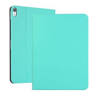 Open Solid Color Elastic Leather Case for iPad Pro 11 inch  with Stand with Sleep Function, TPU Soft Shell Bottom Case(Green)