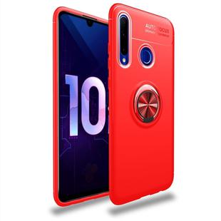 Shockproof TPU Case for Huawei Honor 10i / 20i / Enjoy 9S, with Invisible Holder(Red+Red)