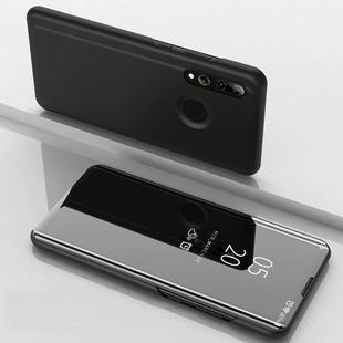 Electroplating Mirror Horizontal Flip Leather Case for Huawei Honor 10i / Nova 4 Lite, with Holder(Black)