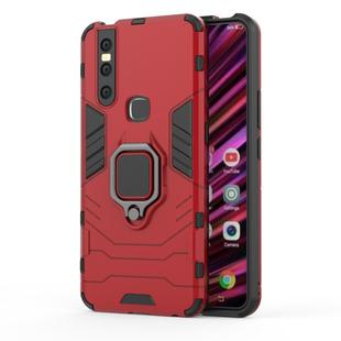 PC + TPU Shockproof Protective Case with Magnetic Ring Holder for Vivo V15(Red)