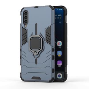 PC + TPU Shockproof Protective Case with Magnetic Ring Holder for VIVO IQOO(Navy Blue)