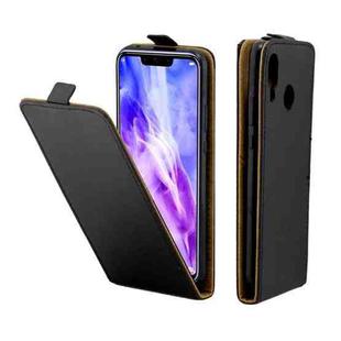 Business Style Vertical Flip PU Leather Case with Card Slot for Huawei Nova 3(Black)