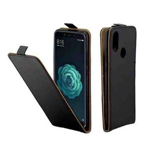 Business Style Vertical Flip TPU Leather Case with Card Slot for Xiaomi Mi A2 / Mi 6X(Black)