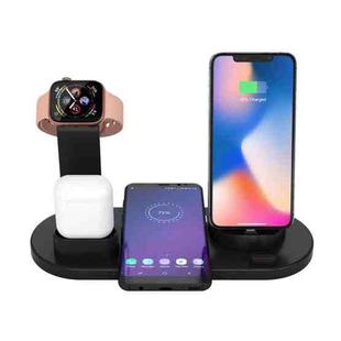 HQ-UD15 Rotatable Wireless Charging Base with Stand for Phones / iWatches / AirPods (Black)