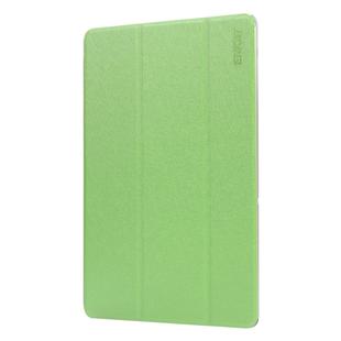 ENKAY Silk Texture PU Leather + Plastic Bottom Smart Case with Three-folding Holder for Galaxy Tab S5e 10.5 T720 / T725(Green)