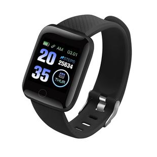 116plus 1.3 inch Color Screen Smart Bracelet IP67 Waterproof, Support Call Reminder/ Heart Rate Monitoring /Blood Pressure Monitoring/ Sleep Monitoring/Excessive Sitting Reminder/Blood Oxygen Monitoring(Black)