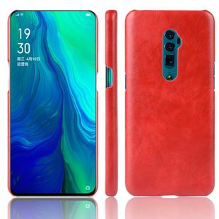 Shockproof Litchi Texture PC + PU Case For Oppo Reno 10x zoom(Red)