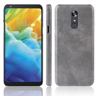 Shockproof Litchi Texture PC + PU Case For LG Stylo 5(Gray)