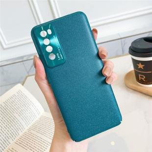 For Huawei Nova 7 Pro All-Inclusive Pure Pigmented Leather Phone Case With Lens Protection(Green)
