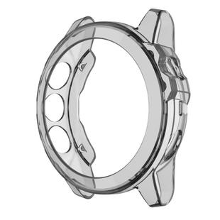 Suitable for Garmin Fenix 5X & 5X Plus Transparent TPU Watch Case(Transparent gray)