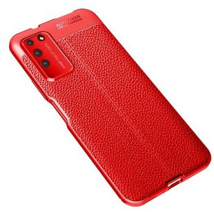 For Huawei Honor X10 Litchi Texture TPU Shockproof Case(Red)