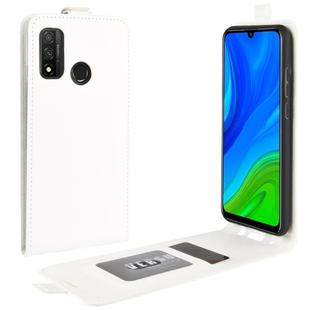 For Huawei P smart 2020 R64 Texture Single Vertical Flip Leather Protective Case with Card Slots & Photo Frame(White)