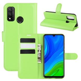 For Huawei P smart 2020 Litchi Texture Horizontal Flip Protective Case with Holder & Card Slots & Wallet(Green)