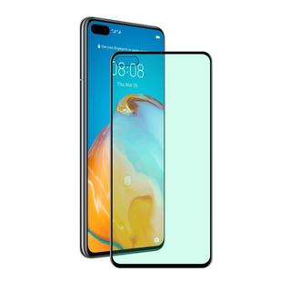 For Huawei P40 ENKAY Hat-Prince 0.26mm 9H 6D Curved Full Screen Eye Protection Green Film Tempered Glass Protector