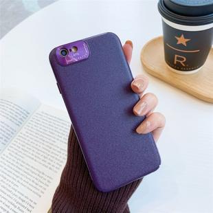 For iPhone 6 Plus/6s Plus All-Inclusive Pure Prime Skin Plastic Case with Lens Ring Protection Cover(Purple)