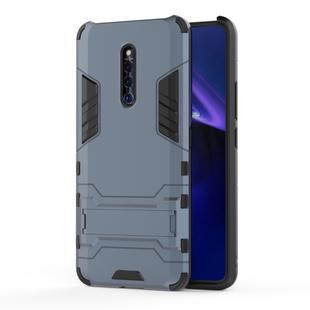 Shockproof PC + TPU Case for VIVO X27 Pro , with Holder(Navy Blue)