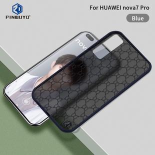 For Huawei nova7 Pro PINWUYO Series 2 Generation PC + TPU Waterproof and Anti-drop All-inclusive Protective Case(Blue)