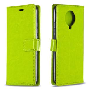 For Xiaomi Redmi K30 Pro Crazy Horse Texture Horizontal Flip Leather Case with Holder & Card Slots & Wallet & Photo Frame(Green)
