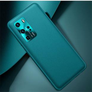For Huawei P40 Pro Shockproof TPU Soft Edge Skinned Plastic Case(Green)