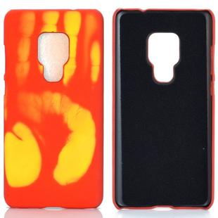 For Xiaomi Redmi Note 9 Pro Max / Note 9 Pro / Note 9S Paste Skin + PC Thermal Sensor Discoloration Protective Back Cover Case(Red to Yellow)