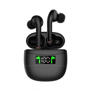 J3 Pro TWS Hifi Wireless Bluetooth 5.2 Earphone LED Display Waterproof Sports Gaming Headset Noise Earbuds(Black)