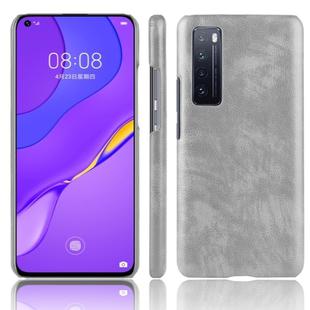 For Huawei Nova 7 Shockproof Litchi Texture PC + PU Case(Gray)