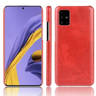 For Samsung Galaxy A51 5G Shockproof Litchi Texture PC + PU Case(Red)