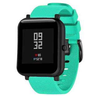 20mm For Huami Amazfit GTS / Samsung Galaxy Watch Active 2 / Gear Sport Silicone Watch Band(Mint Green)