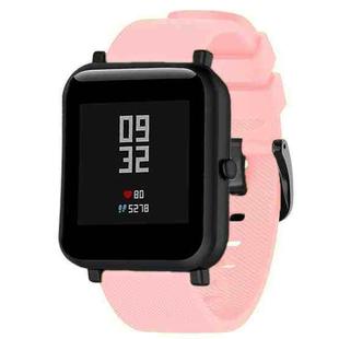20mm For Huami Amazfit GTS / Samsung Galaxy Watch Active 2 / Gear Sport Silicone Watch Band(Apricot)