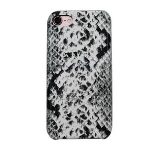 For iPhone 8 / 7 Snake Skin Pattern PU+PVC Material Shockproof Mobile Protective Case(Grey)
