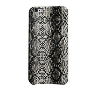 For iPhone 6Plus / 6SPlus Snake Skin Pattern PU+PVC Material Shockproof Mobile Protective Case(Light Grey)