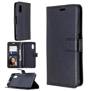 For Samsung Galaxy Xcover Pro Crazy Horse Texture Horizontal Flip Leather Case with Holder & Card Slots & Wallet & Photo Frame(Black)